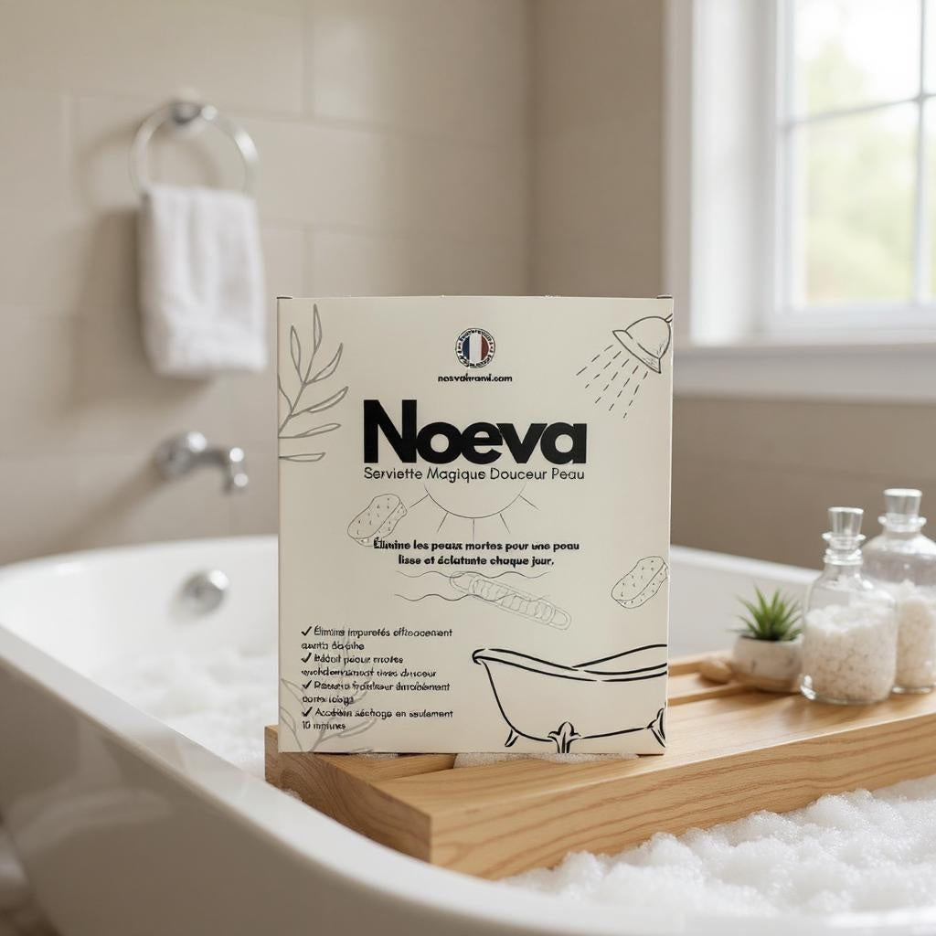 Noeva Zaubertuch Peeling Handtuch — sanfte Haut ab der 1. Anwendung